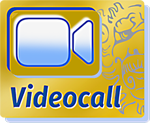 LAVVIT – Videocall Button mit Link zum Kontaktformular.